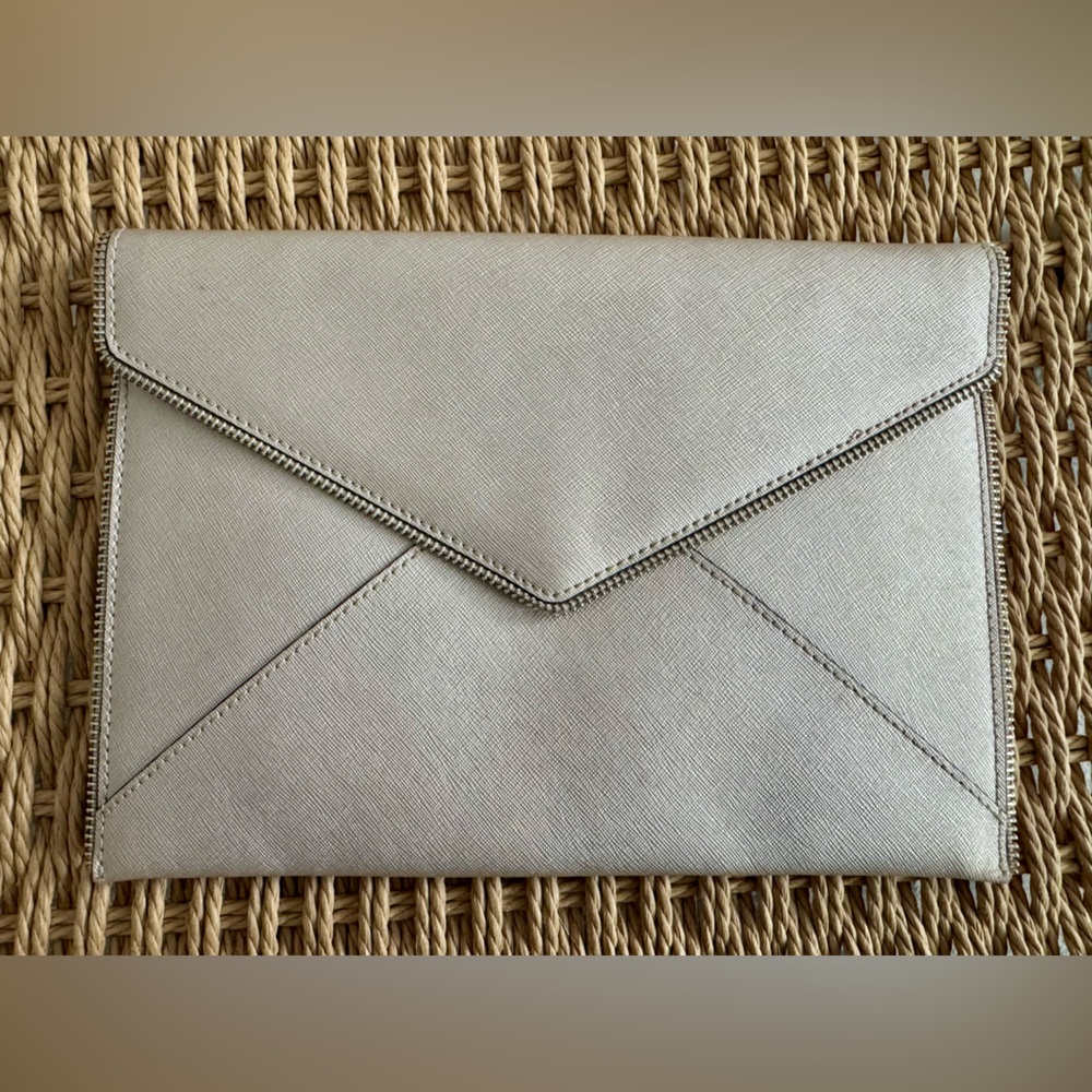 Rebecca Minkoff Large Envelope Clutch in Champagne